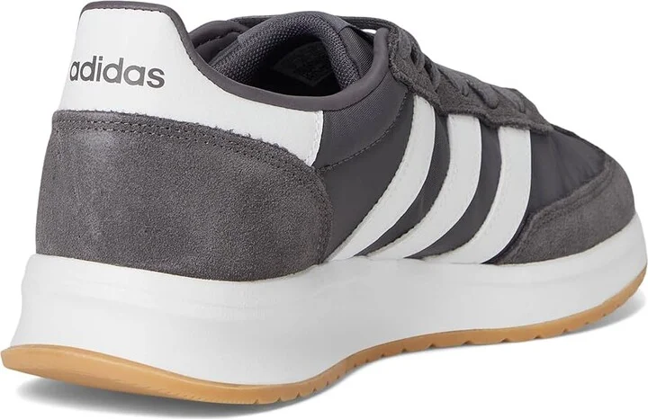 adidas Running Run 70s 2.0 Men's Shoes Grey Strata/White/Gum : 7 D - Medium, Suede/Textile - Image 4