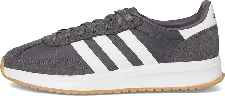 adidas Running Run 70s 2.0 Men's Shoes Grey Strata/White/Gum : 7 D - Medium, Suede/Textile - Image 6