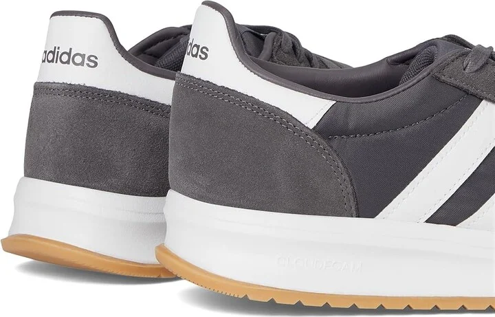 adidas Running Run 70s 2.0 Men's Shoes Grey Strata/White/Gum : 7 D - Medium, Suede/Textile - Image 7