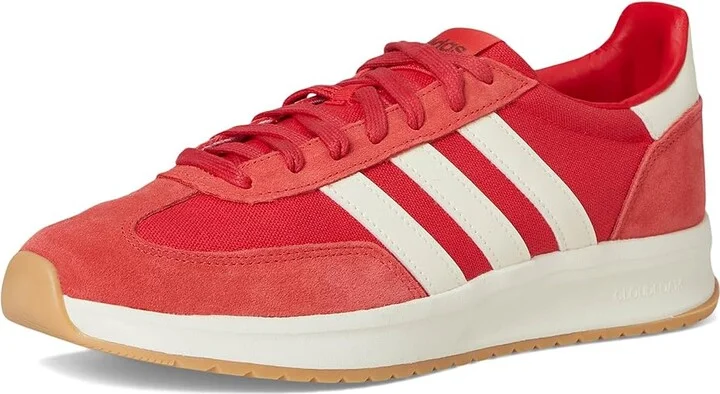 adidas Running Run 70s 2.0 Men's Shoes Pure Ruby/Off-White/Semi Lucid Red : 9.5 D - Medium, Suede/Textile - Image 5