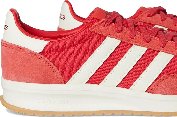 adidas Running Run 70s 2.0 Men's Shoes Pure Ruby/Off-White/Semi Lucid Red : 9.5 D - Medium, Suede/Textile - Image 7