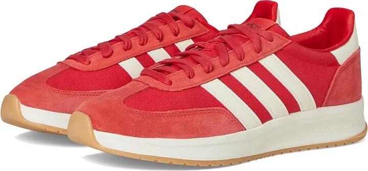 adidas Running Run 70s 2.0 Men's Shoes Pure Ruby/Off-White/Semi Lucid Red : 9.5 D - Medium, Suede/Textile