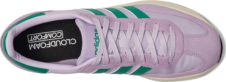 adidas Running Run 70s 2.0 Women's Running Shoes Ice Lavender/Court Green/Powder Plum : 5.5 C - Medium, Suede/Textile - Image 2