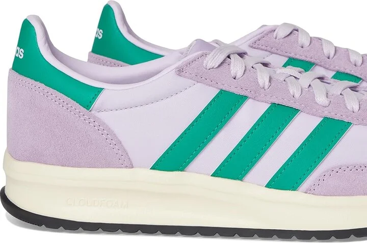 adidas Running Run 70s 2.0 Women's Running Shoes Ice Lavender/Court Green/Powder Plum : 5.5 C - Medium, Suede/Textile - Image 7