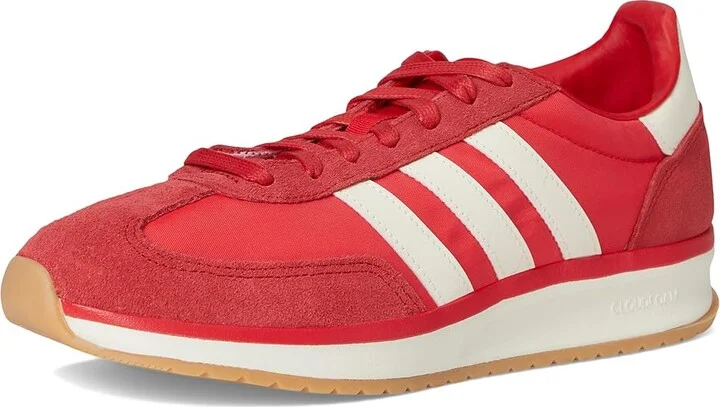 adidas Running Run 70s 2.0 Women's Running Shoes Pure Ruby/Off White/Better Scarlet : 7 C - Medium, Suede/Textile - Image 5