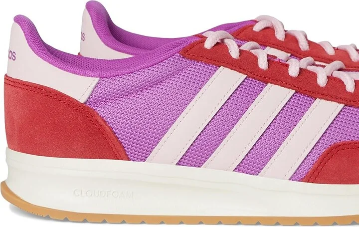 adidas Running Run 70s 2.0 Women's Running Shoes Purple Burst/Clear Pink/Better Scarlet : 6.5 C - Medium, Suede/Textile - Image 7