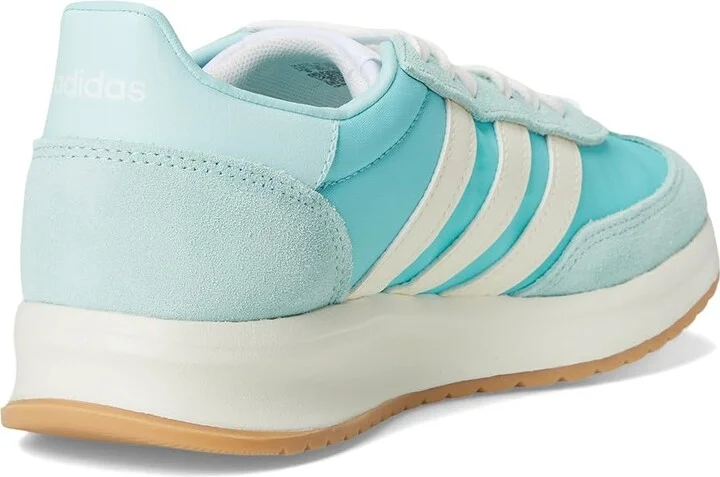 adidas Running Run 70s 2.0 Women's Running Shoes Semi Flash Aqua/Off-White/Semi Flash Aqua : 7.5 B - Medium, Suede/Textile - Image 4