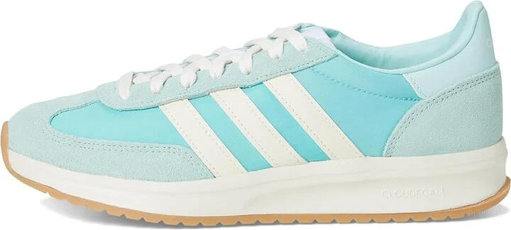adidas Running Run 70s 2.0 Women's Running Shoes Semi Flash Aqua/Off-White/Semi Flash Aqua : 7.5 B - Medium, Suede/Textile - Image 6
