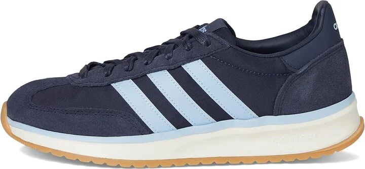 adidas Running Run 70s 2.0 Women's Running Shoes Shadow Navy/Blue/Off White : 11 C - Medium, Suede/Textile - Image 6