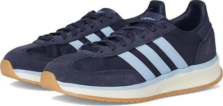 adidas Running Run 70s 2.0 Women's Running Shoes Shadow Navy/Blue/Off White : 11 C - Medium, Suede/Textile