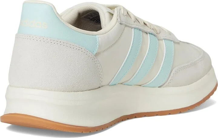 adidas Running Run 70s 2.0 Women's Running Shoes Wonder White/Semi Flash Aqua/Off White : 7.5 C - Medium, Suede/Textile - Image 4