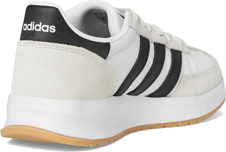 adidas Running Run 72 Women's Running Shoes White/Black/Grey : 6.5 B - Medium, Leather - Image 4