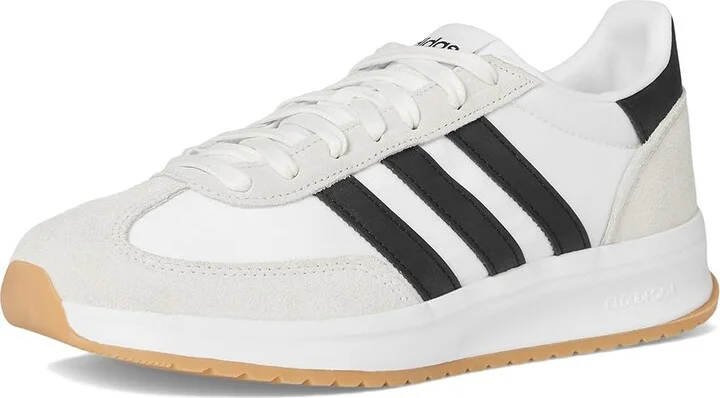 adidas Running Run 72 Women's Running Shoes White/Black/Grey : 6.5 B - Medium, Leather - Image 5