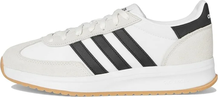 adidas Running Run 72 Women's Running Shoes White/Black/Grey : 6.5 B - Medium, Leather - Image 6
