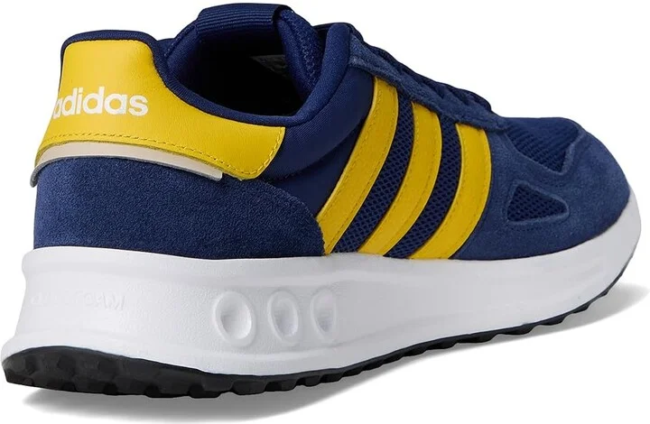 adidas Running Run 84 Men's Running Shoes Dark Blue/White/Utility Yellow : 9 D - Medium, Rubber - Image 4