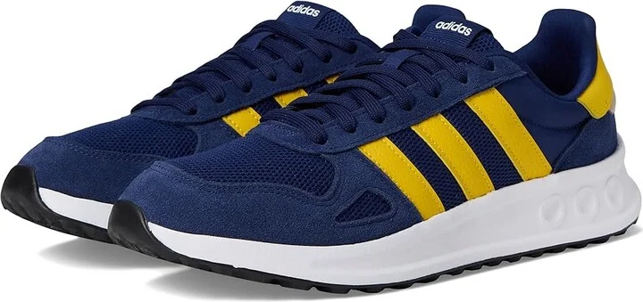adidas Running Run 84 Men's Running Shoes Dark Blue/White/Utility Yellow : 9 D - Medium, Rubber