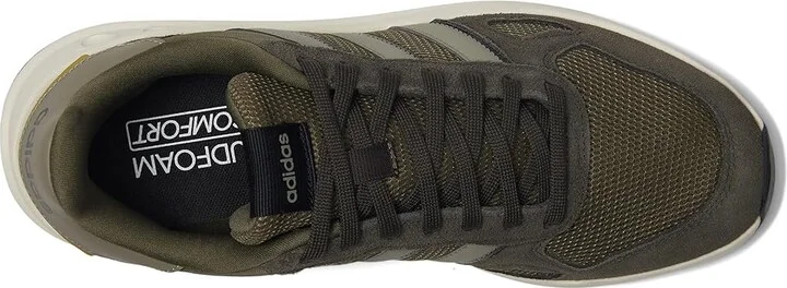 adidas Running Run 84 Men's Running Shoes Olive Strata/Silver Pebble/Black : 9.5 D - Medium, Rubber - Image 2