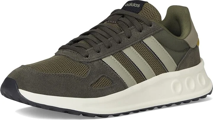adidas Running Run 84 Men's Running Shoes Olive Strata/Silver Pebble/Black : 9.5 D - Medium, Rubber - Image 5