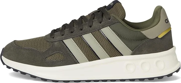 adidas Running Run 84 Men's Running Shoes Olive Strata/Silver Pebble/Black : 9.5 D - Medium, Rubber - Image 6