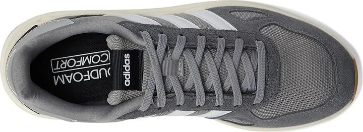 adidas Running Run 84 Men's Running Shoes Solid Grey/White/Matte Silver : 9 D - Medium, Rubber - Image 2