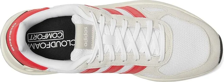 adidas Running Run 84 Men's Running Shoes White/Pure Ruby/Alumina : 9 D - Medium, Rubber - Image 2