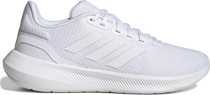adidas Running Run Falcon 3.0 Women's Shoes White/White/Black : 6.5 B - Medium, Rubber - Image 6