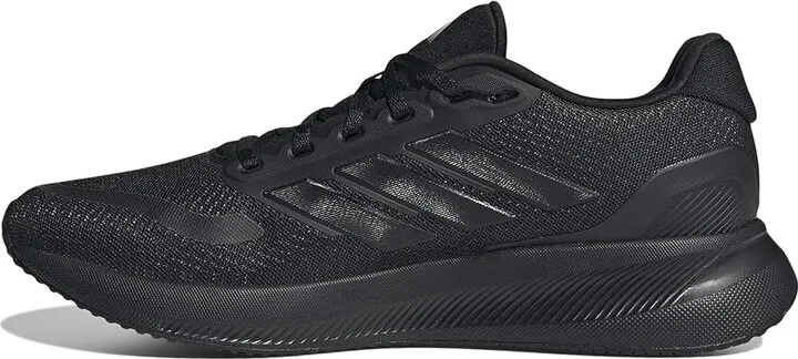 adidas Running Run Falcon 5 Men's Running Shoes Black/Black/Black : 14 D - Medium, Textile - Image 4