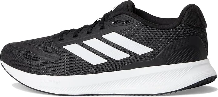 adidas Running Run Falcon 5 Men's Running Shoes Black/White/Black 1 : 14 D - Medium, Textile - Image 6