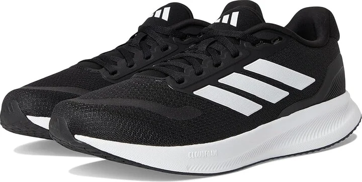 adidas Running Run Falcon 5 Men's Running Shoes Black/White/Black 1 : 14 D - Medium, Textile