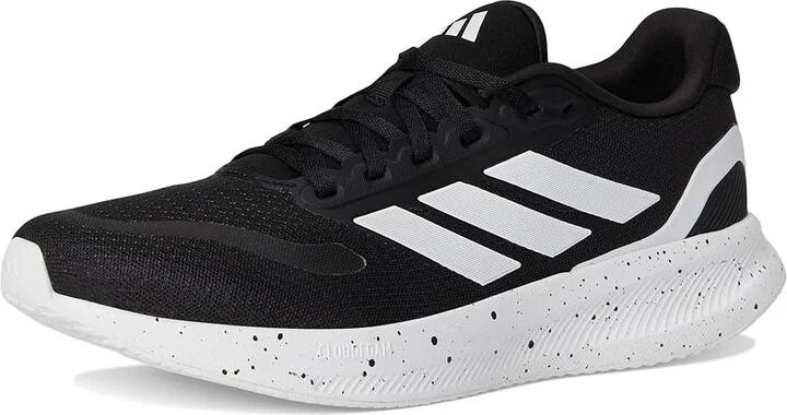 adidas Running Run Falcon 5 Men's Running Shoes Black/White/Black : 13 D - Medium, Textile - Image 5