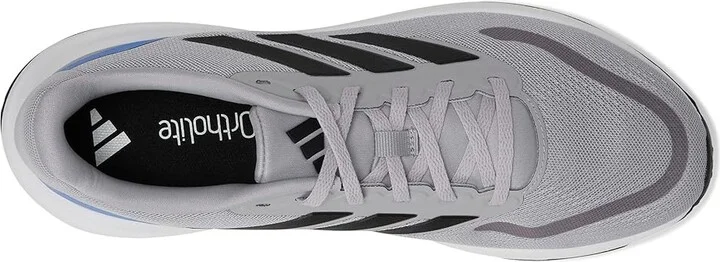 adidas Running Run Falcon 5 Men's Running Shoes Glory Grey/Black/Blue Fusion : 8 D - Medium, Textile - Image 2