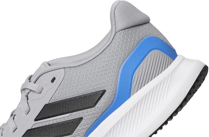 adidas Running Run Falcon 5 Men's Running Shoes Glory Grey/Black/Blue Fusion : 8 D - Medium, Textile - Image 7