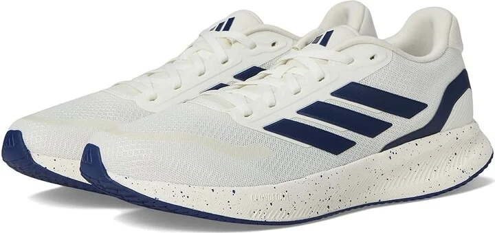 adidas Running Run Falcon 5 Men's Running Shoes White/Dark Blue/Black : 11.5 D - Medium, Textile