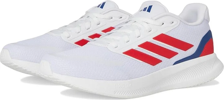 adidas Running Run Falcon 5 Men's Running Shoes White/Semi Lucid Red/Black : 13 D - Medium, Textile