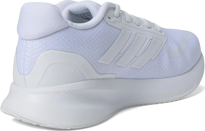 adidas Running Run Falcon 5 Men's Running Shoes White/White/White : 7 D - Medium, Textile - Image 4