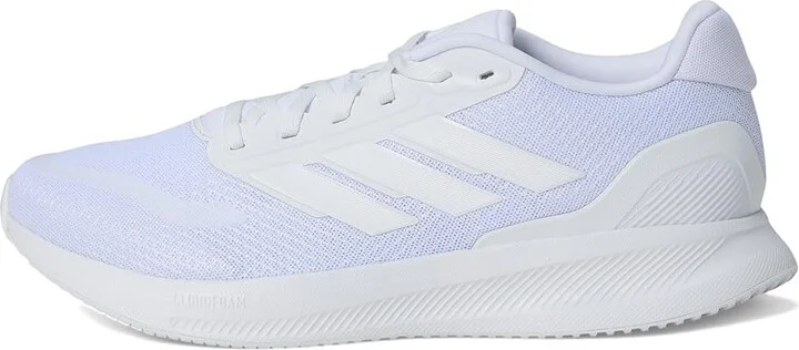 adidas Running Run Falcon 5 Men's Running Shoes White/White/White : 7 D - Medium, Textile - Image 6