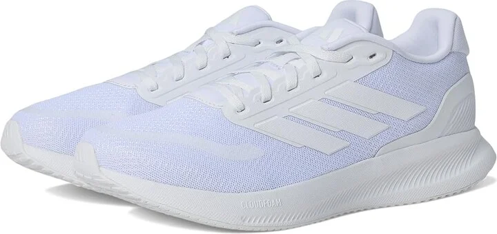 adidas Running Run Falcon 5 Men's Running Shoes White/White/White : 7 D - Medium, Textile