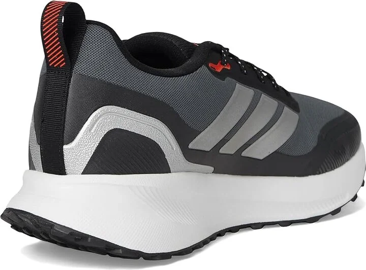 adidas Running Run Falcon 5 Trail Men's Running Shoes Black/Silver Metallic/Carbon : 9 D - Medium, Rubber - Image 4