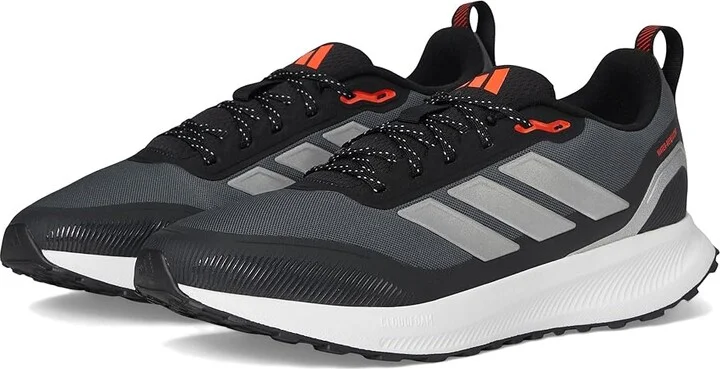 adidas Running Run Falcon 5 Trail Men's Running Shoes Black/Silver Metallic/Carbon : 9 D - Medium, Rubber