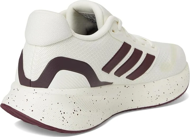 adidas Running Run Falcon 5 Women's Running Shoes Off-White/Maroon/Black : 10 B - Medium, Synthetic - Image 4