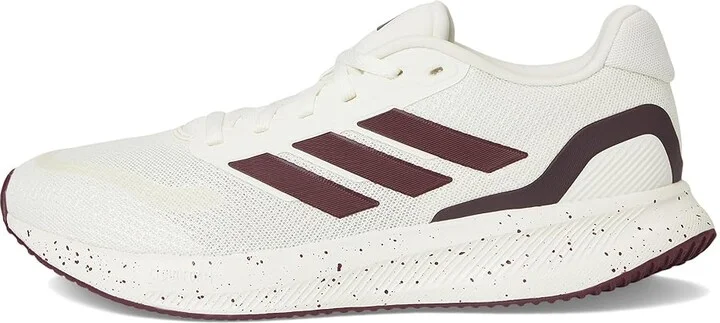 adidas Running Run Falcon 5 Women's Running Shoes Off-White/Maroon/Black : 10 B - Medium, Synthetic - Image 6