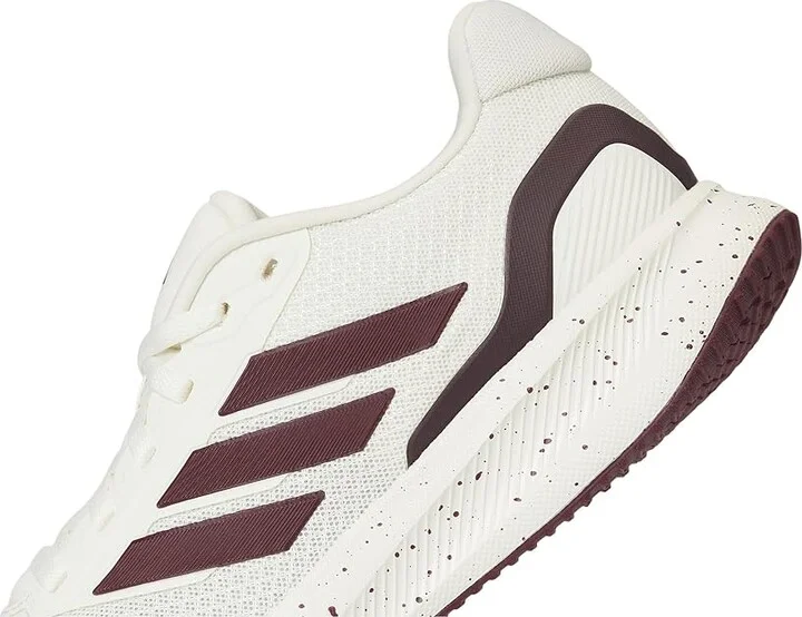 adidas Running Run Falcon 5 Women's Running Shoes Off-White/Maroon/Black : 10 B - Medium, Synthetic - Image 7
