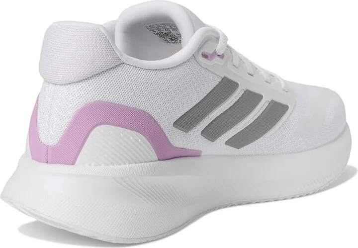 adidas Running Run Falcon 5 Women's Running Shoes White/Grey Strata/Black 2 : 10.5 B - Medium, Synthetic - Image 4