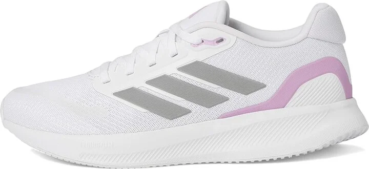 adidas Running Run Falcon 5 Women's Running Shoes White/Grey Strata/Black 2 : 10.5 B - Medium, Synthetic - Image 6
