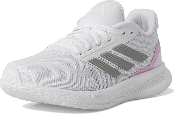 adidas Running Run Falcon 5 Women's Running Shoes White/Solid Grey/Black : 10 C - Wide, Synthetic - Image 5