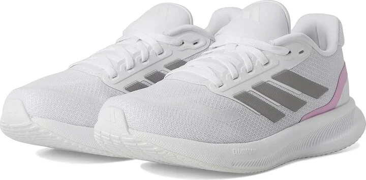 adidas Running Run Falcon 5 Women's Running Shoes White/Solid Grey/Black : 10 C - Wide, Synthetic