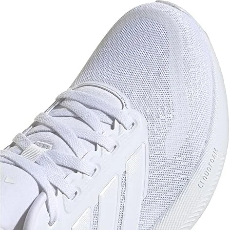 adidas Running Run Falcon 5 Women's Running Shoes White/White/White : 10 B - Medium - Image 5