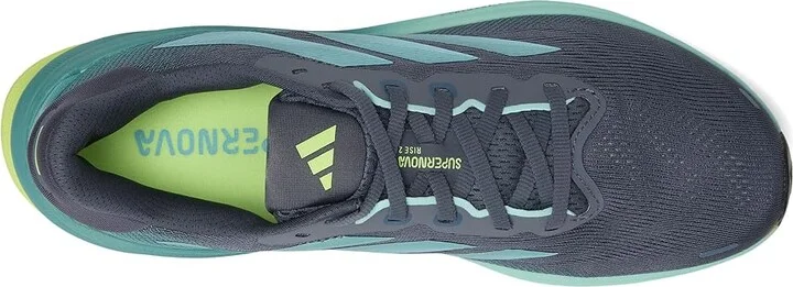 adidas Running Supernova Rise 2 Running Shoes Men's Running Shoes Onix/Mint Ton/Yellow : 16 D - Medium, Rubber - Image 2