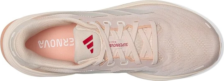 adidas Running Supernova Rise 2 Running Shoes Women's Running Shoes Wonder Quartz/Champagne Metallic/Pure Ruby : 8 B - Medium, Rubber - Image 2
