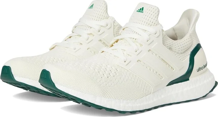 adidas Running Ultraboost 1.0 Women's Running Shoes White/Collegiate Green/Off-White : 8 B - Medium, Rubber
